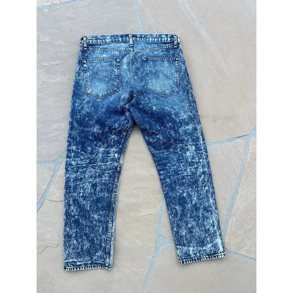 Women's Rag & Bone Jeans Acid Wash High Rise Straight Button Fly Size 31 - Picture 4 of 4